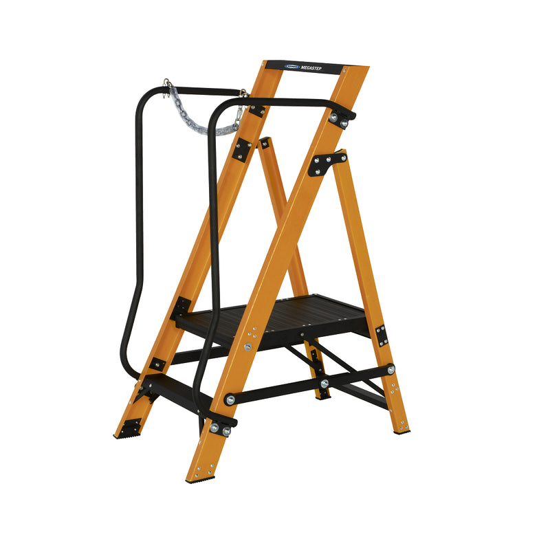 Megastep Podium Stepladder - 2 Tread