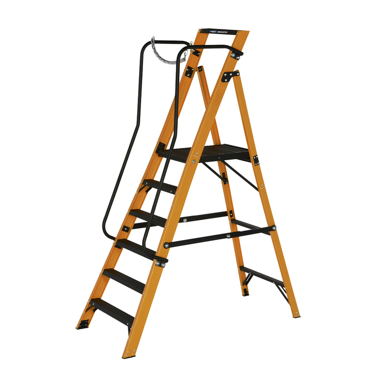 Megastep Podium Stepladder - 6 Tread