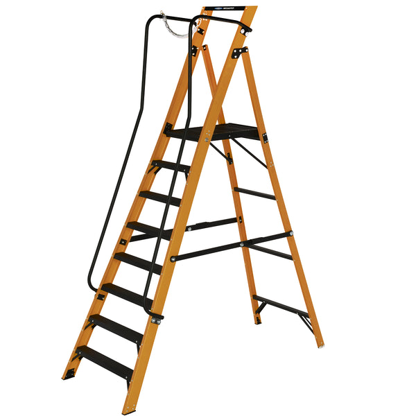Megastep Podium Stepladder - 8 Tread