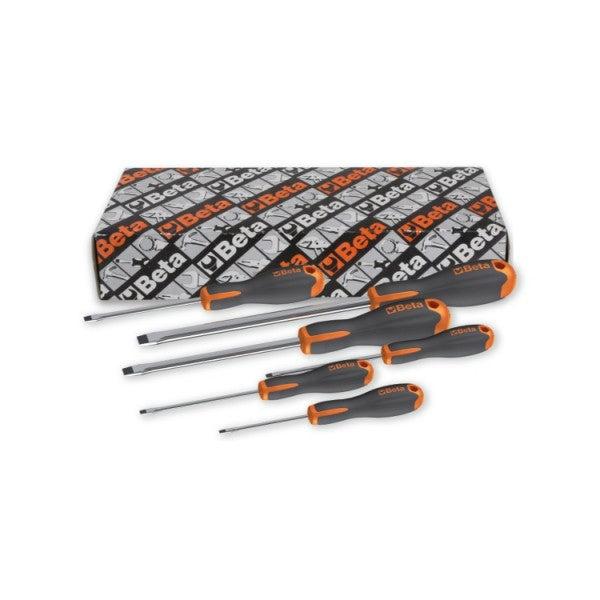 1201E/S6-SET OF 6 SCREWDRIVERS SLOTTED