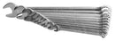 Set of combination wrenches, long type in carton box, 8 - 22/10