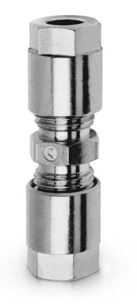 Image of 1230 8 - Compression fitting tube to tube connector 8mm tube (Pack of 5) - Camozzi | Roladex UK