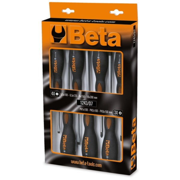 1243/D7Z-7 SCREWDRIVERS PL-PH IN BOX