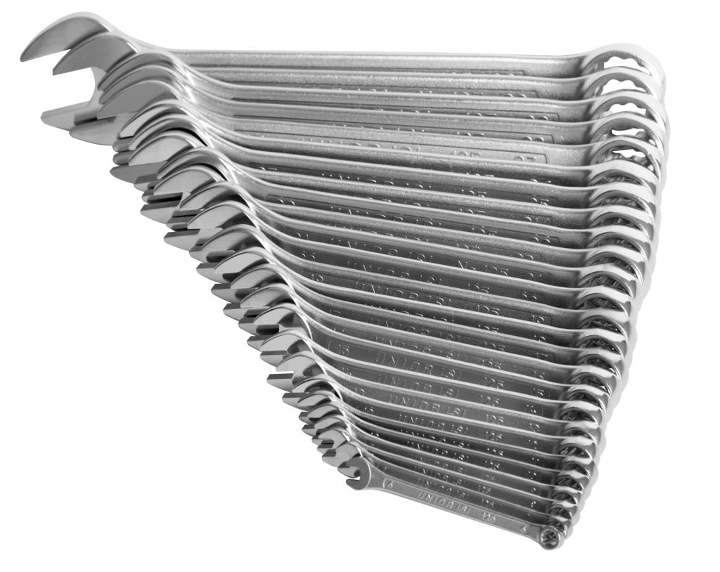Unior | 600431 | Set of combination wrenches - short type in carton box - 6 - 22/17