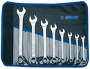 Set of combination wrenches, short type in bag, 8 - 22/8