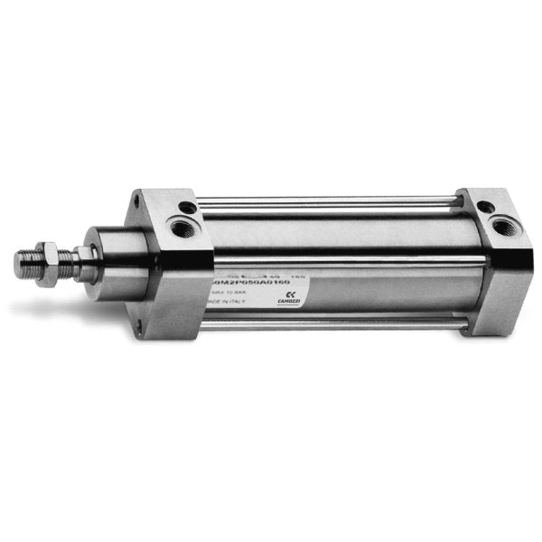 Image of 90M2A040A0160 - Stainless steel cylinder double acting 40mm bore 160mm stroke - Camozzi | Roladex UK