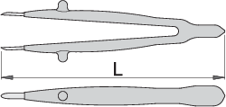 Unior Straight tweezers, 165 – Roladex Industrial Ltd, www.roladex.co.uk