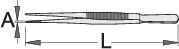 Unior Flat tweezers, 160 – Roladex Industrial Ltd, www.roladex.co.uk