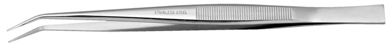 Bent pointed tweezers, 165