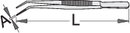 Unior Bent pointed tweezers, 165 – Roladex Industrial Ltd, www.roladex.co.uk