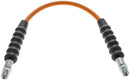 PUR (orange) hydraulic hose, 0.6 m, 700 bar, NPT 3/8" male thread