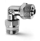 Image of 1541 8/6-1/4 - Push on fitting swivel elbow 8/6 tube 1/4 thread (Pack of 5) - Camozzi | Roladex UK