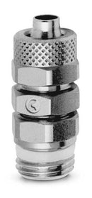 Image of 1560 6/4-1/8 - Push on fitting male stud swivel 6/4 tube 1/8 thread (Pack of 5) - Camozzi | Roladex UK
