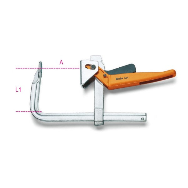 1594 300-LEVER BAR CLAMPS