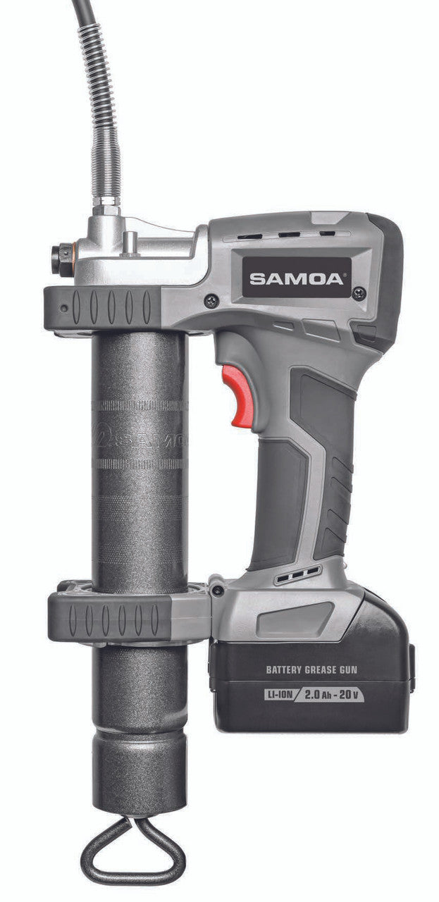 Samoa | 160500 | 20v Battery Grease Gun with Carry Case & Charger - 2Ah or 4Ah Options