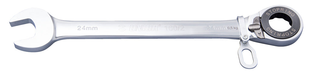 Unior | 626397 | Ratchet combination wrench - for safe work at heights - 16mm