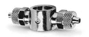 Image of 1620 8/6-1/4 - Push on fitting double banjo ring connector 8/6 tube 1/4 (Pack of 5) - Camozzi | Roladex UK