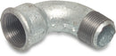Profec Bend 90° Galvanised Cast Iron 2" Female Thread x Male Thread 25Bar | Profec | UK Supplier | Roladex