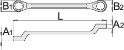 Unior Scaffolding wrench, 21 x 22 – Roladex Industrial Ltd, www.roladex.co.uk