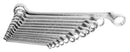 Set of offset ring wrenches in carton box, 6 - 32/12