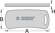 Unior Universal kneeling and sitting pad, 500 – Roladex Industrial Ltd, www.roladex.co.uk