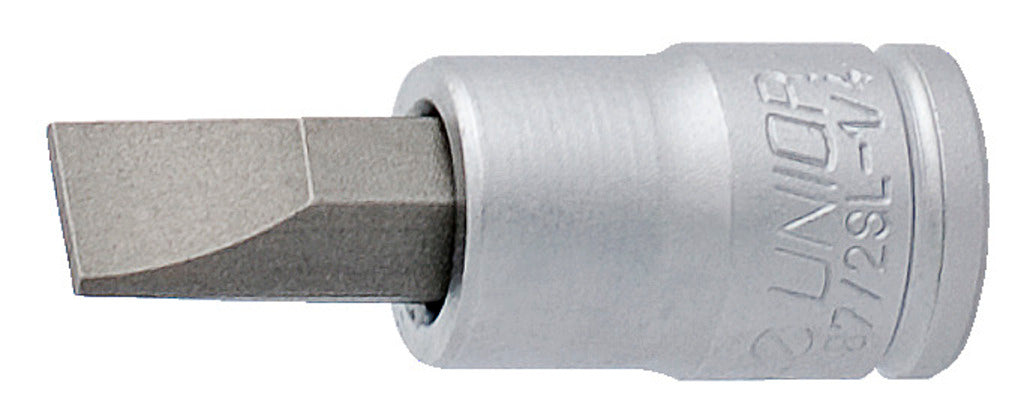 Unior | 607897 | Slotted screwdriver socket 1/4" - 1 - 2 x 7 x 1.2mm