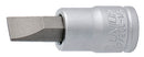 Slotted screwdriver socket 1/4", 1,0 x 5,5 x 1