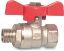 Profec Valve Brass Nickel Plated 3/4" Female Thread x Male Thread 25Bar Type 105 | Profec | UK Supplier | Roladex