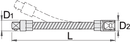 Unior Flexible extension bar 1/4", 1/4" x 150 – Roladex Industrial Ltd, www.roladex.co.uk
