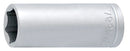 Socket 1/4", long type, 6 point, 6