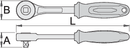 One-way ratchet 1/2", 1/2"