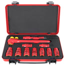 Unior | 612678 | Insulated socket set 1/2" in metal box - 10 - 24/11