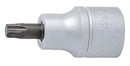 Screwdriver socket 1/2" with TX profile, TX 55