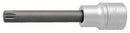 Long screwdriver socket 1/2" with ZX profile, M 14