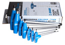 T-handle ball - end hex wrench set, S2.5 - S10/7