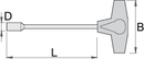 Unior Socket wrench with T-handle, 12 – Roladex Industrial Ltd, www.roladex.co.uk