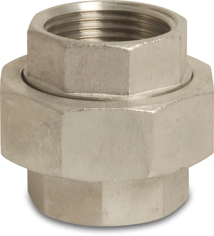 Profec Union Coupler Stainless Steel 316 1 1/2" Female Thread 16Bar Type Conical | Profec | UK Supplier | Roladex