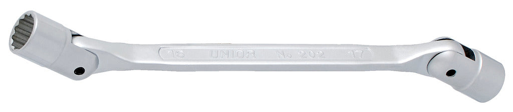 Unior | 609132 | Double swivel end socket wrench - 8 x 9mm