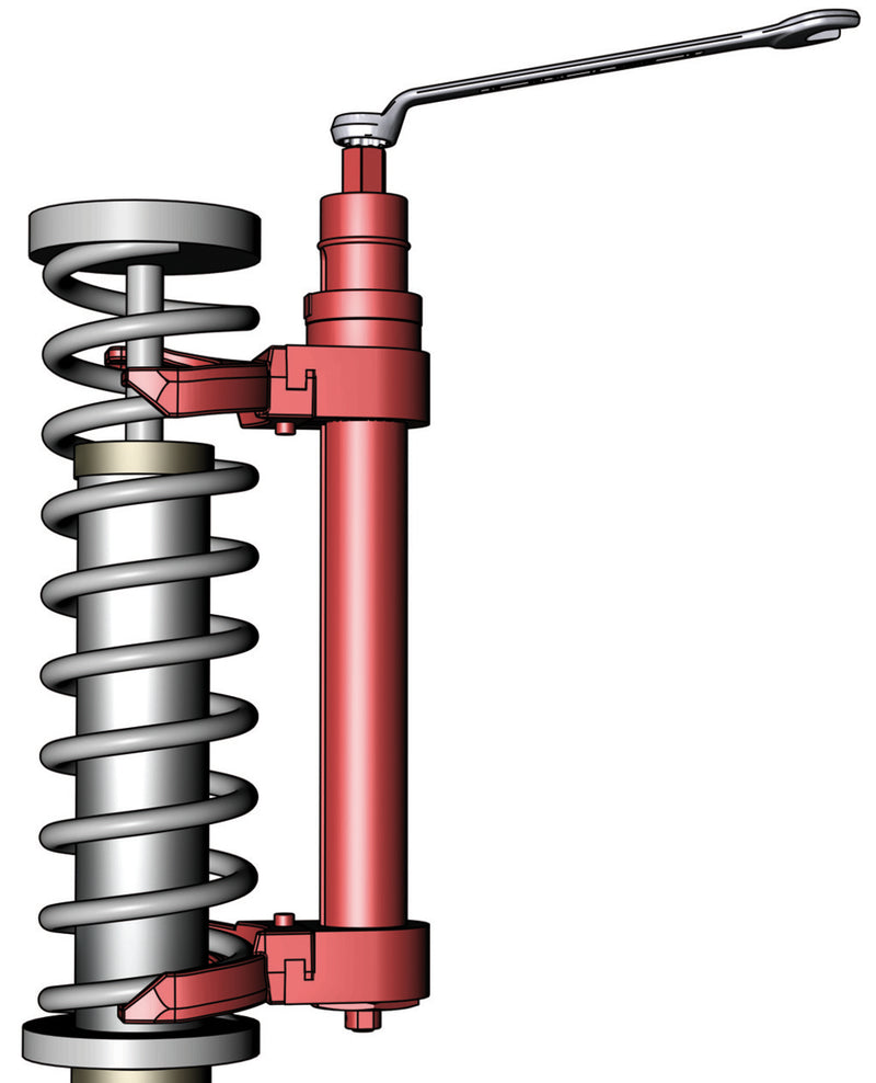 Suspension compressor for shock absorber springs, 300