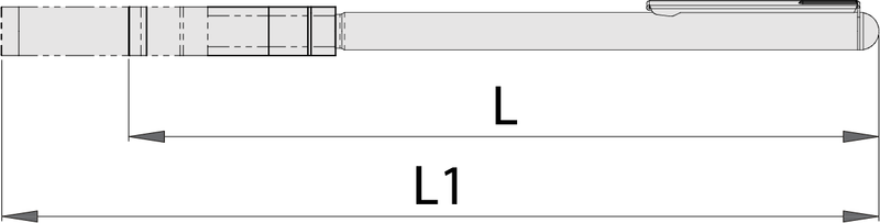 Telescopic magnetic pick-up tool with light, 170