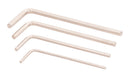 Set of hex wrenches, 1.5 - 3/4