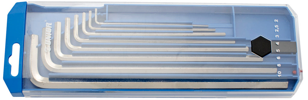 Unior | 610915 | Set of hex wrenches - long type in plastic box - 2-10/8