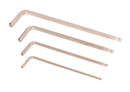 Set of ball-end hex wrenches, 1.5 - 3/4