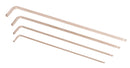 Set of ball-end hex wrenches, long type, 1.5 - 3/4