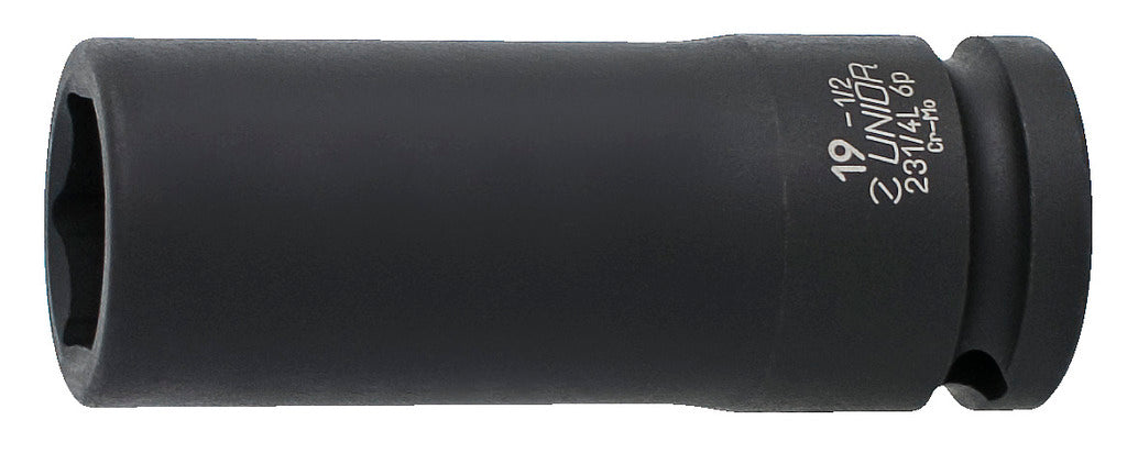 Unior | 607923 | Impact socket 1/2" - long type - 6 point - 15mm