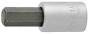 Hex screwdriver socket 3/8", 6