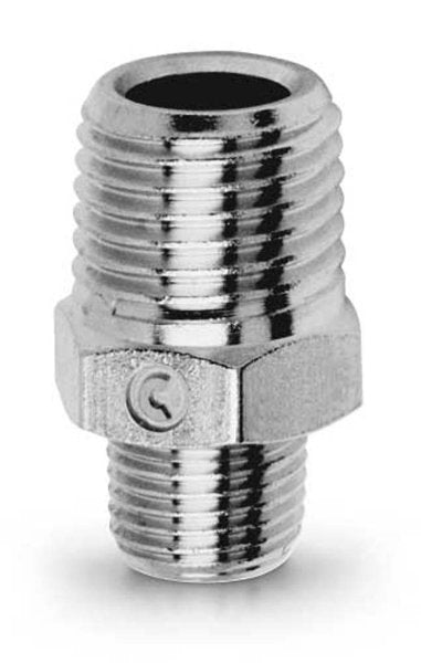 Image of 2510 3/8-1/2 - BSPT adaptor reducing nipple 3/8 1/2 thread (Pack of 5) - Camozzi | Roladex UK