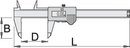 Digital calliper, 0 - 150