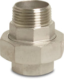 Profec Union Coupler Stainless Steel 316 1/4" Female Thread x Male Thread 16Bar Type Conical | Profec | UK Supplier | Roladex