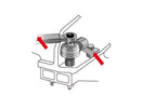 Torque multiplier, 3/4" (36mm) - 1" x 2700Nm